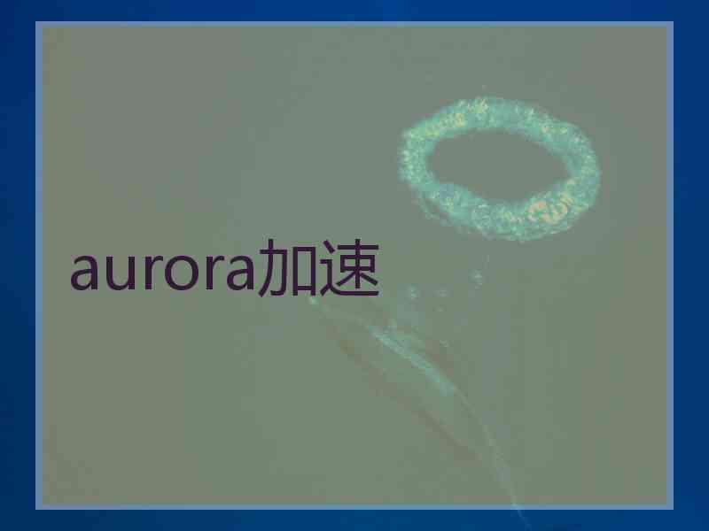 aurora加速