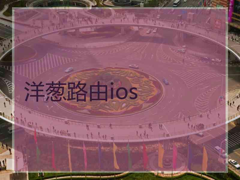 洋葱路由ios