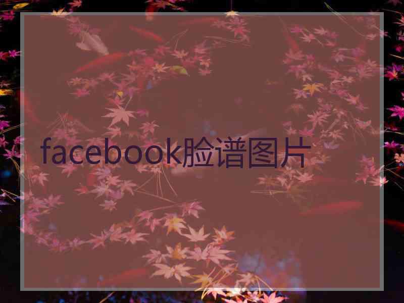 facebook脸谱图片