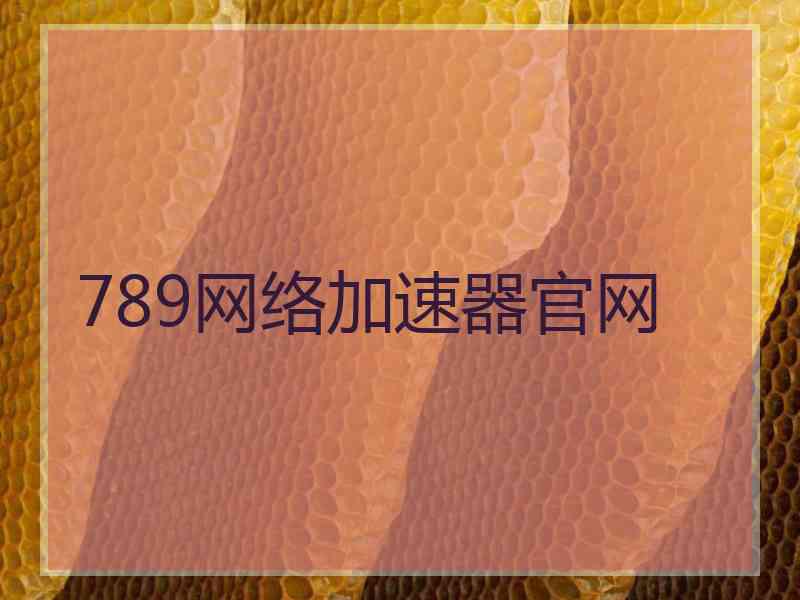 789网络加速器官网