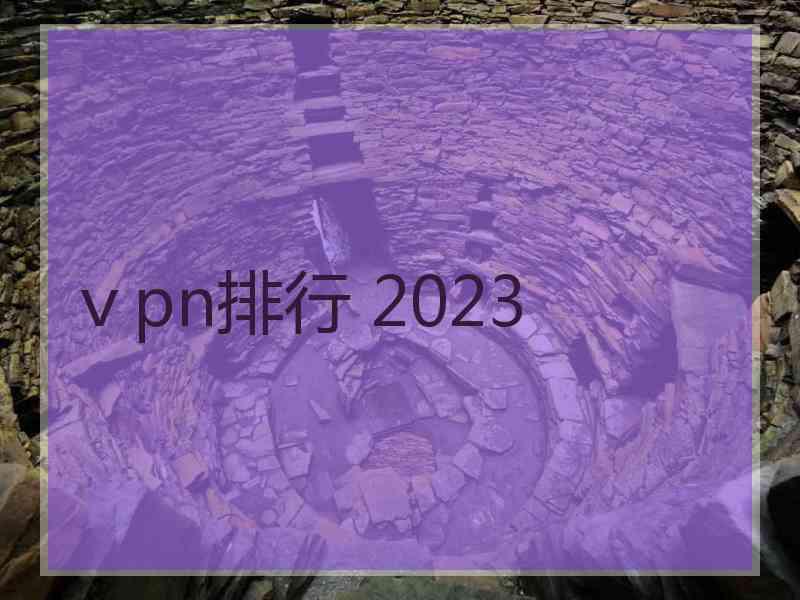 ⅴpn排行 2023