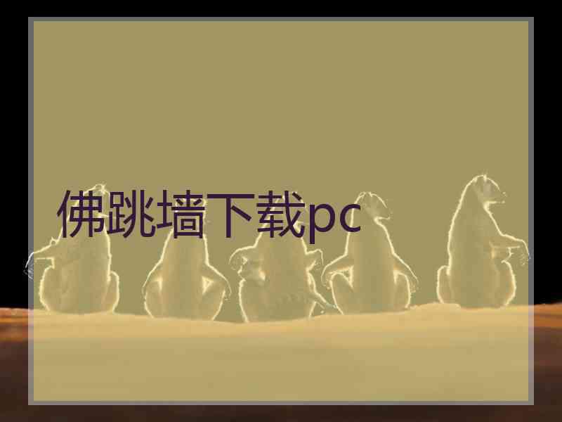 佛跳墙下载pc