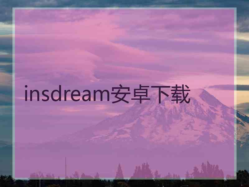 insdream安卓下载