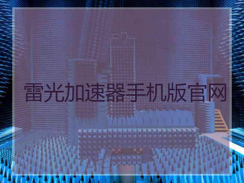 雷光加速器手机版官网