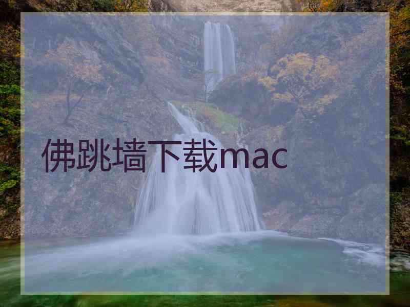 佛跳墙下载mac