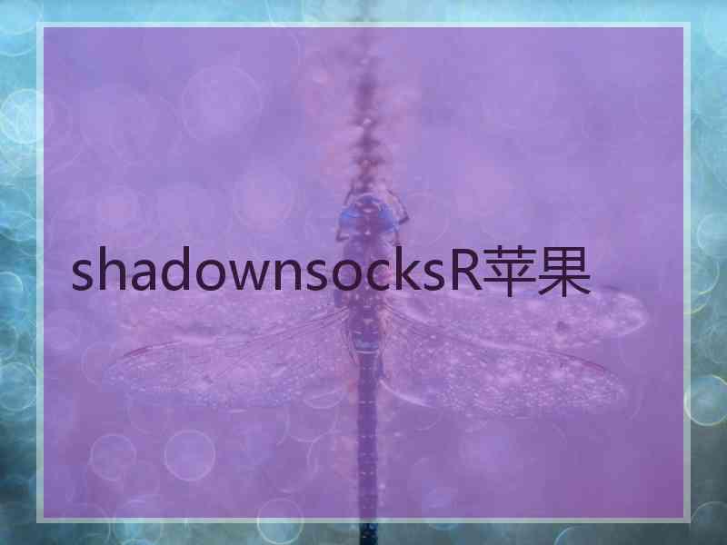 shadownsocksR苹果