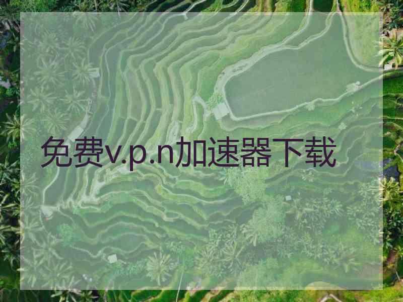 免费v.p.n加速器下载