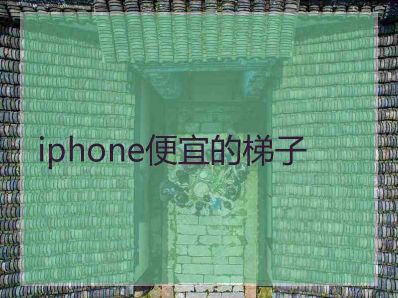 iphone便宜的梯子