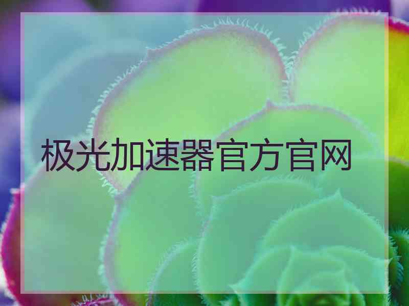 极光加速器官方官网