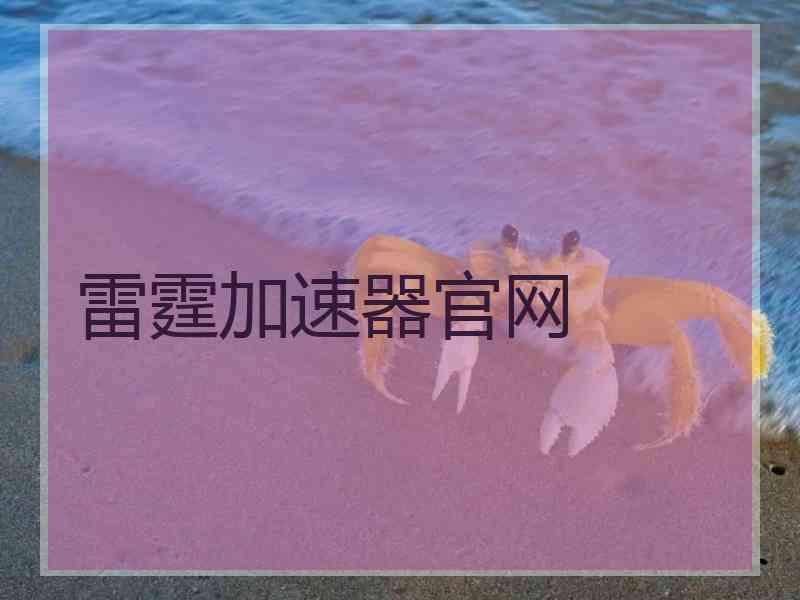 雷霆加速器官网