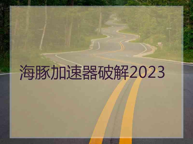 海豚加速器破解2023