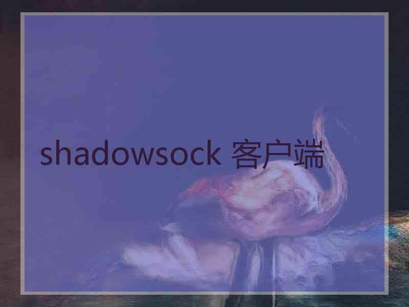 shadowsock 客户端