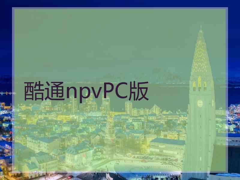 酷通npvPC版