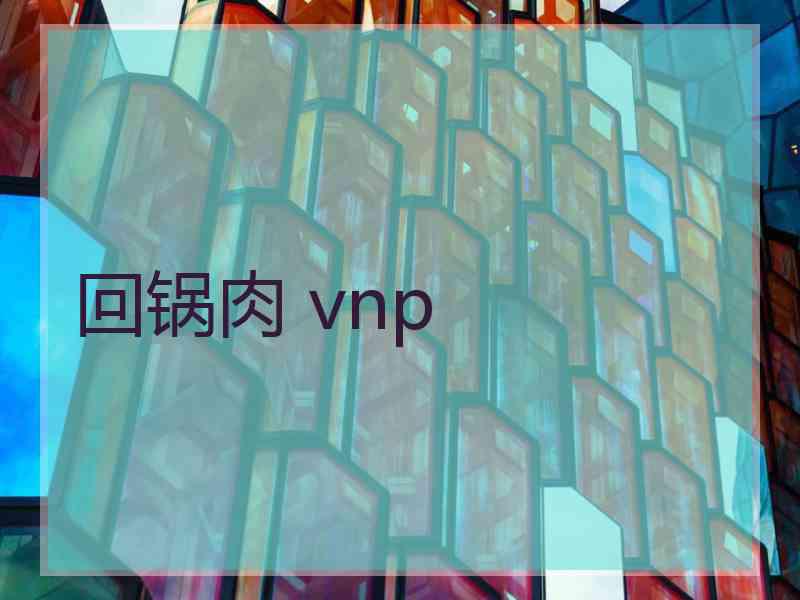 回锅肉 vnp