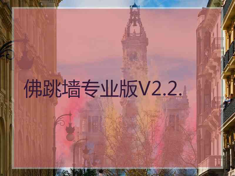 佛跳墙专业版V2.2.