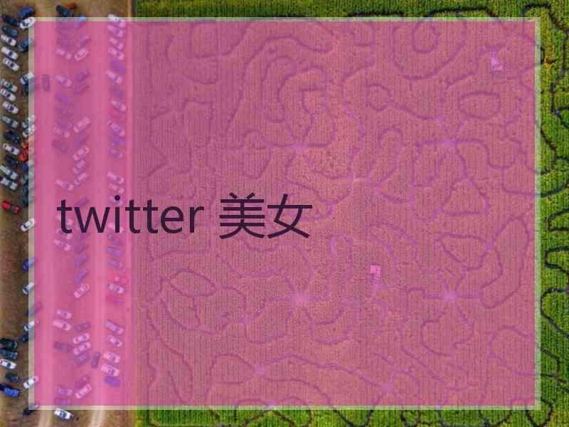 twitter 美女