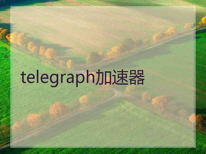 telegraph加速器