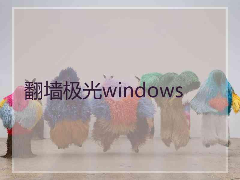 翻墙极光windows