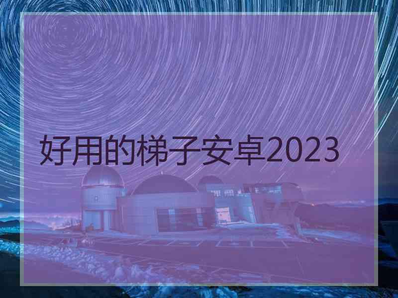 好用的梯子安卓2023