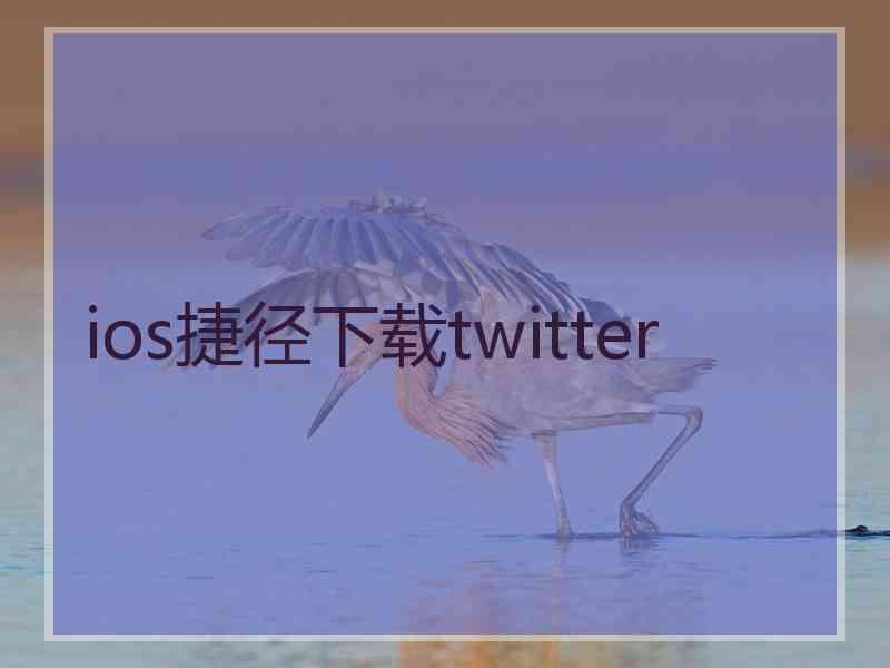 ios捷径下载twitter