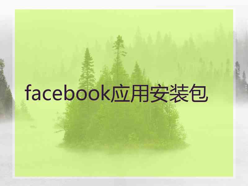 facebook应用安装包