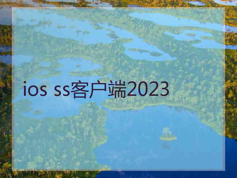 ios ss客户端2023