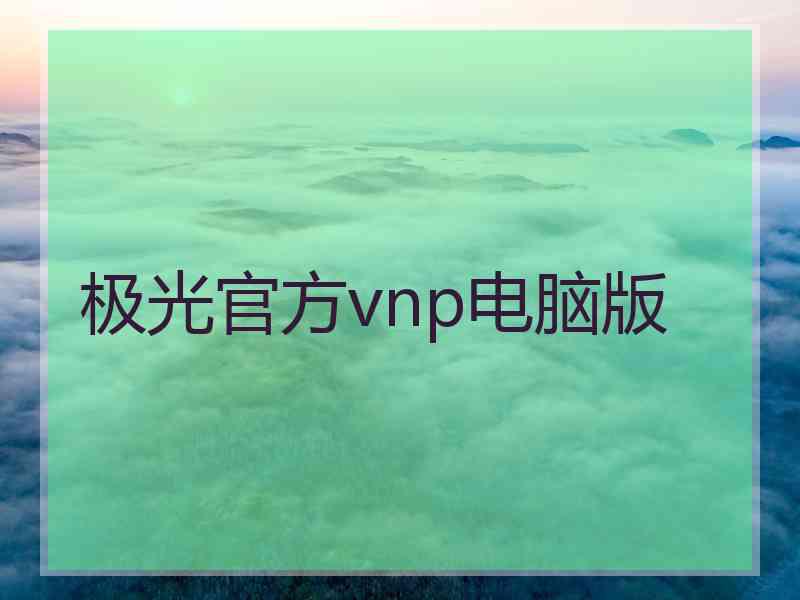 极光官方vnp电脑版