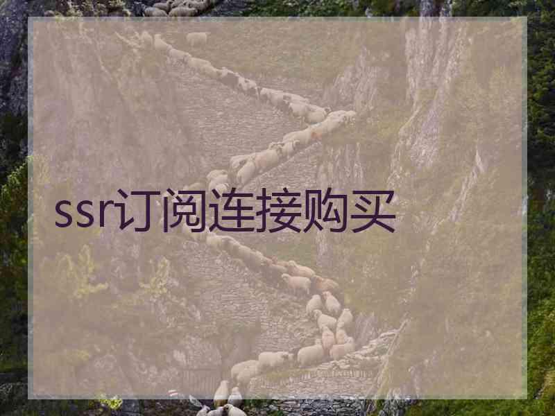 ssr订阅连接购买