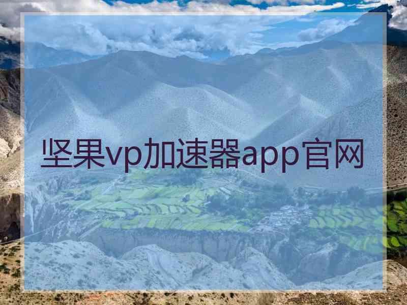 坚果vp加速器app官网