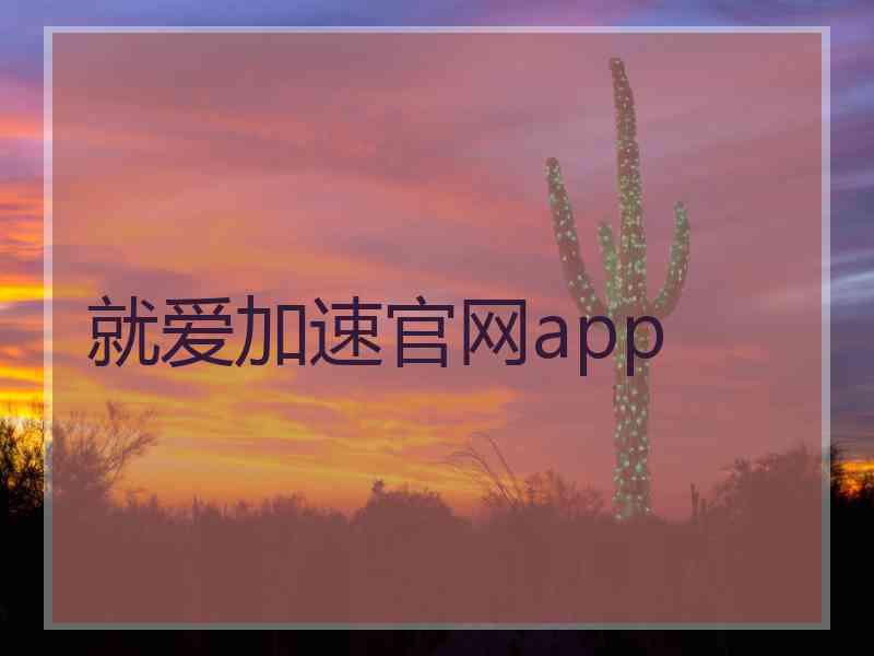 就爱加速官网app