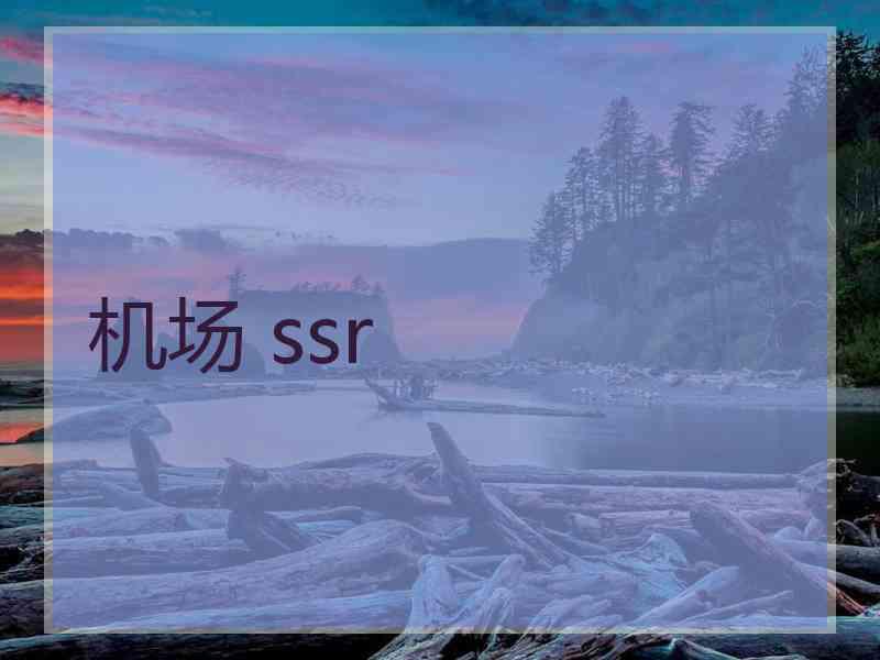 机场 ssr