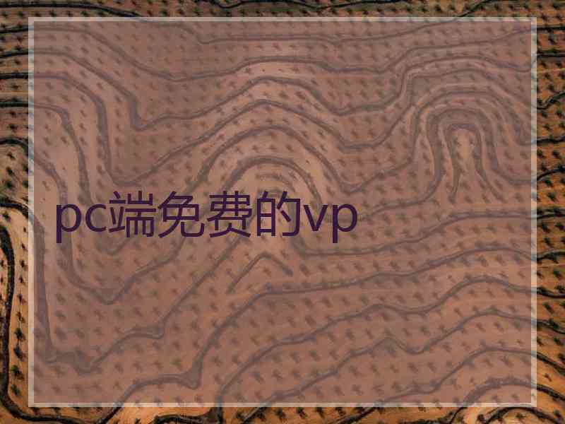 pc端免费的vp