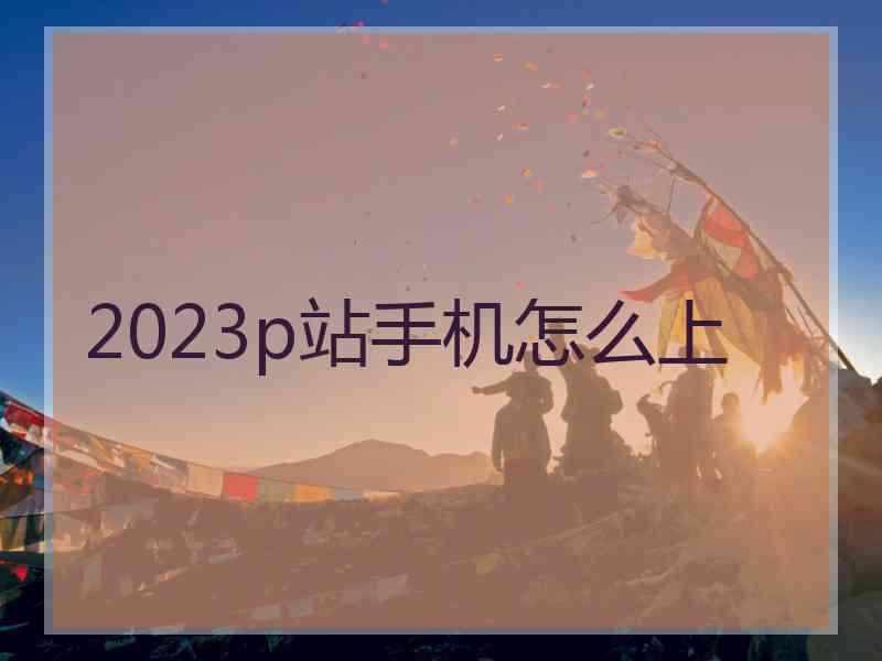 2023p站手机怎么上