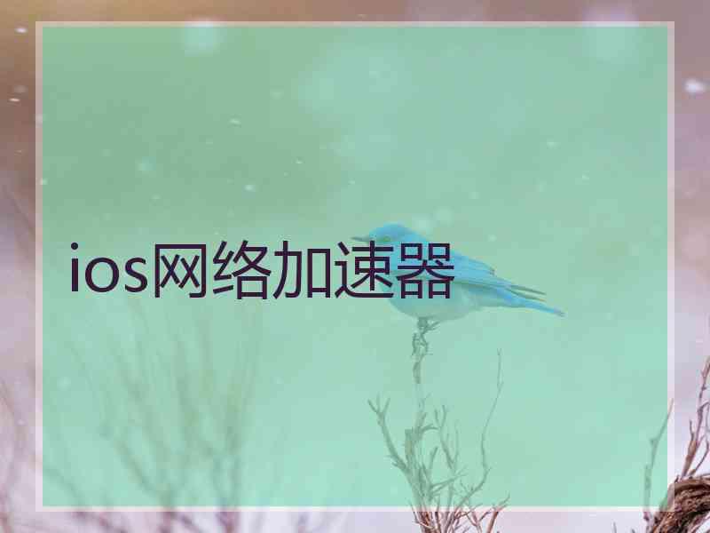 ios网络加速器