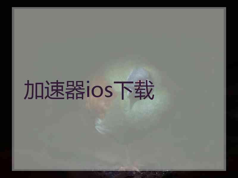 加速器ios下载